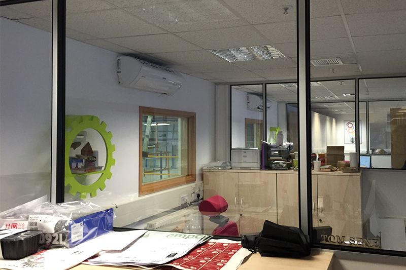 Air Conditioning Installation in an Office