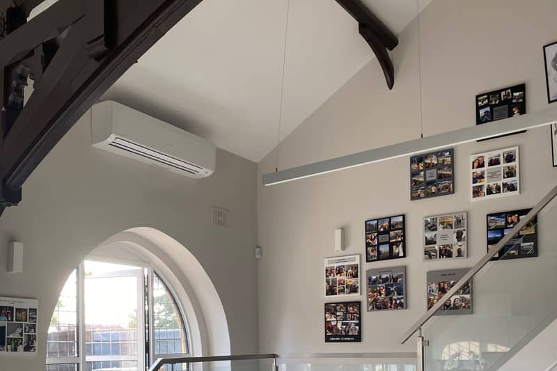 Air Conditioner installed in a front room
