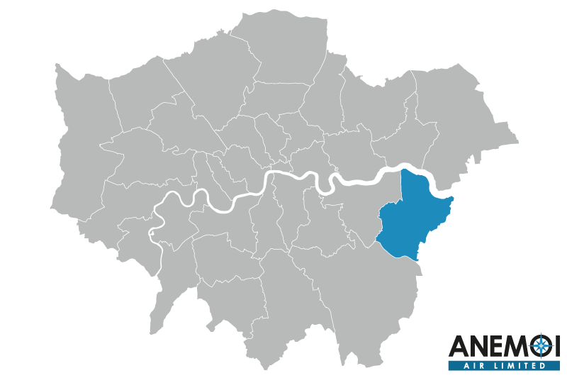 Greater London map with the London Borough of Bexley highlighted.