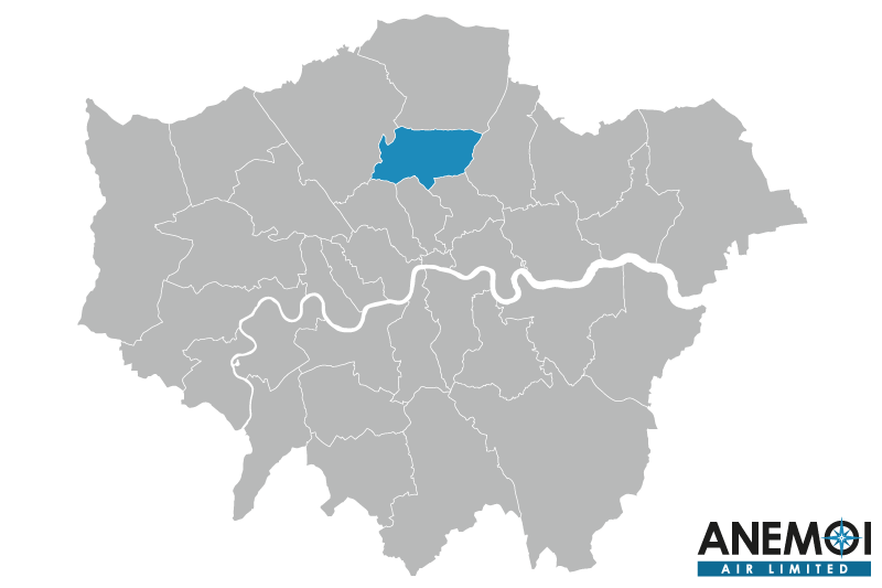 Greater London map with the London Borough of Haringey highlighted.